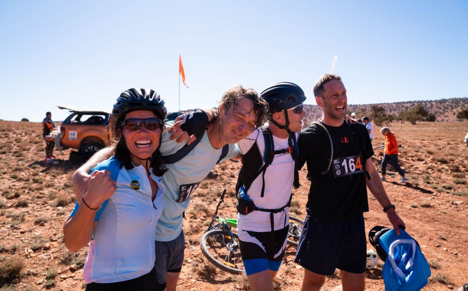 Raid Courrier Sud au Maroc en course à pied et VTT - équipes